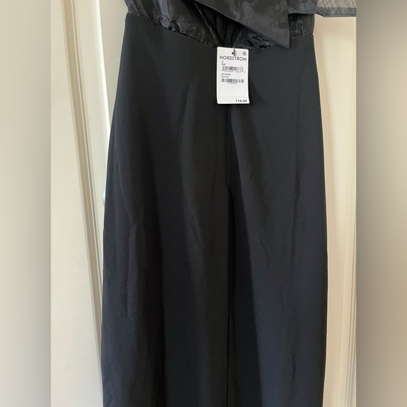 NEW! Lulu’s Stunning Black Gathered Organza Bodice with Oversized Bow - Picture 12 of 14